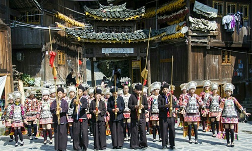 Datang-Short-Skirt-Miao-Village