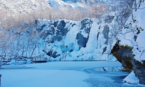 Changbaishan-Lvyuantan-Winter