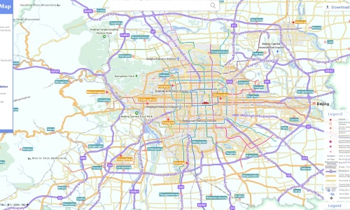 Beijing-travel-map